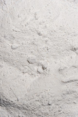 texture of white powder or flour on the whole frame. Vertical frame
