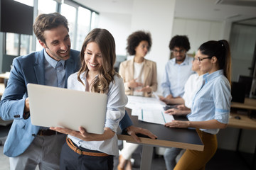 Business meeting and teamwork by business people