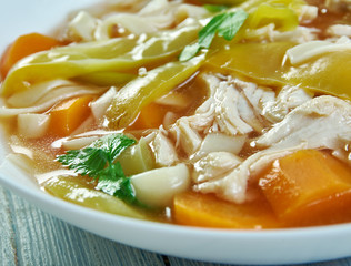 Cuban Style Chicken Noodle Soup