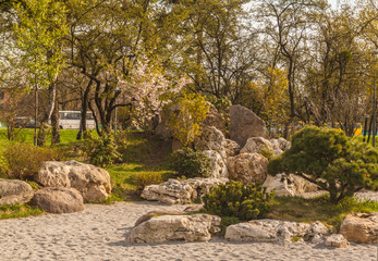 Japanese garden.