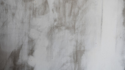 Wall in white paint during repair. Background texture.