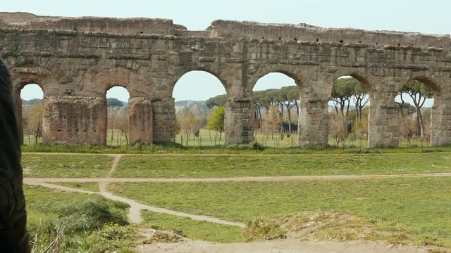 Parco Degli Acquedotti park Rome, Italy.