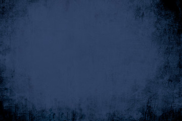 Distressed blue grungy background or texture