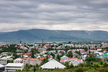 Reykjavik Colorful Roofs Iceland Capital