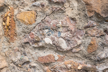 Stones in the wall.