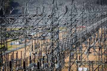 Umspannwerk Strom Wasserkraft