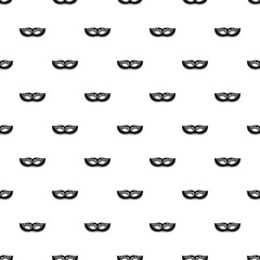 Strange carnival mask pattern seamless vector repeat geometric for any web design