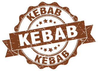 Obraz premium kebab stamp. sign. seal