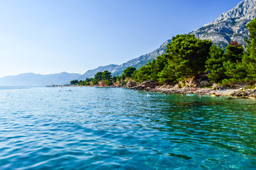 Baska Pole beach, Croatia.