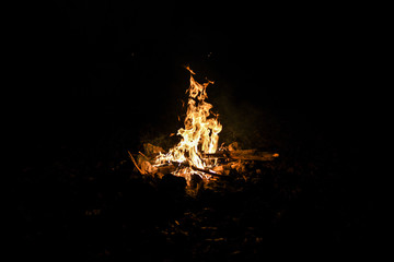 Burning fire. Burning fire.