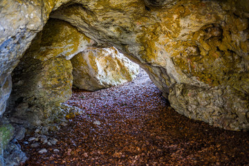 Cave in the light of day.