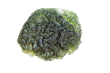 czech moldavite mineral isolated