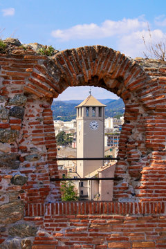 Torre del Brandale, view from Priamar Fortress, Savona - Italy