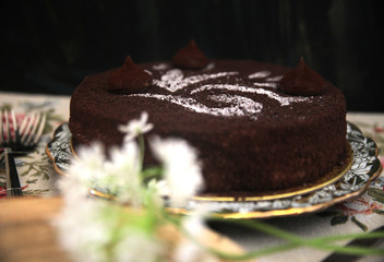 Truffle chocolate cake