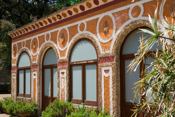 colorful building in Maiori, Amalfi Coast, Italy