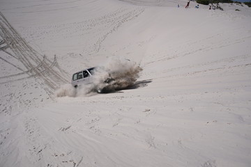 Off roading in dunes