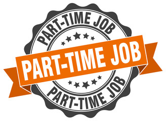 Obraz premium part-time job stamp. sign. seal