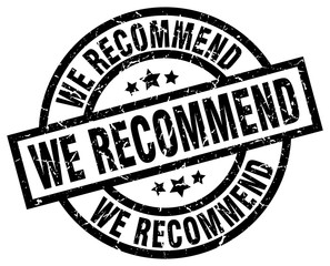 we recommend round grunge black stamp