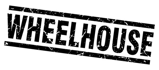 square grunge black wheelhouse stamp © Aquir