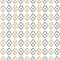 Simple monotone rhombuses geometric seamless pattern texture.
