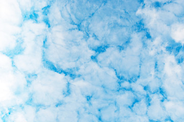 Abstract background, white clouds and blue sky.Beautiful nature.
