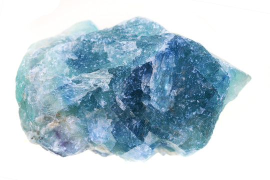 fluorite mineral isolated