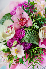 nice bouquet in the hands