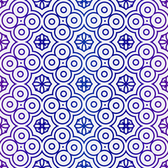 Seamless Color Modern Pattern. Art-Deco Geometric Background. Graphic Design. Vector Illustration.