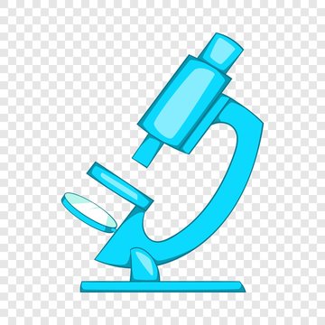 Microscope icon. Cartoon illustration of mcroscope vector icon for web.