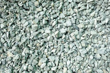 Crushed Gravel for Construction Background.