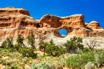 Window in the Rock in Arches National Park, Utah, USA