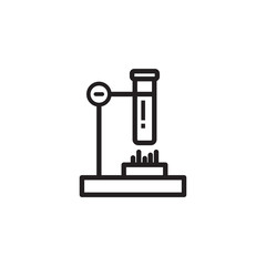Chemistry Lab Glass Vector Icon, Eps10. Science Symbol