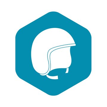 Safety helmet icon. Simple illustration of safety helmet vector icon for web