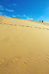 Le Dune du Pilat in France, the highest sand dunes in Europe.