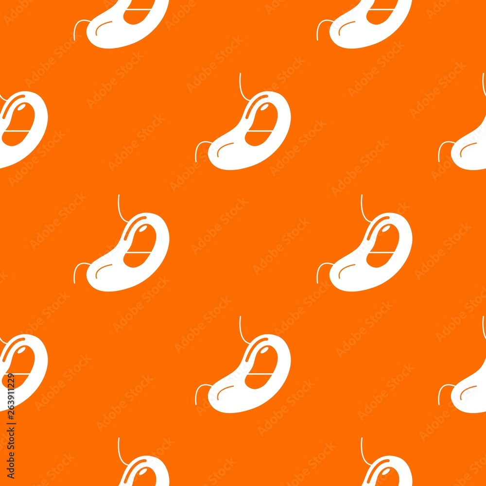 Poster spleen pattern vector orange for any web design best