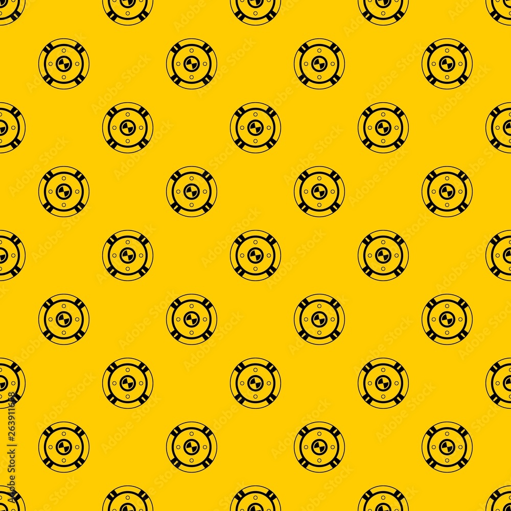 Poster shield pattern seamless vector repeat geometric yellow for any design