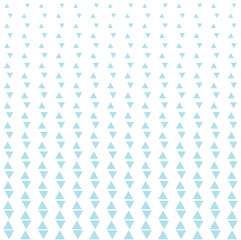 triangle halftone pattern, seamless geometric gradient border