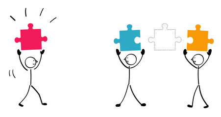 Connected with 3 puzzles