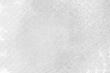 White metal diamond plate texture background.