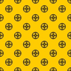 Shield pattern seamless vector repeat geometric yellow for any design