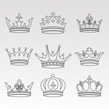 set of crown line design
