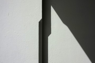 shadow on white wall