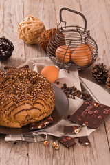 Chocolate coffee cake.