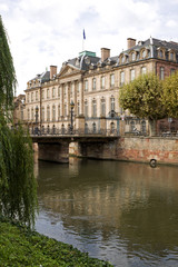 Fototapeta na wymiar The Rohan Palace of the 18th century in Strasbourg, France