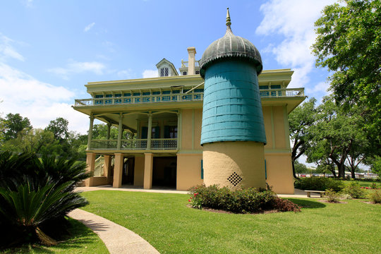Plantation-house San Francisco in Louisiana, USA