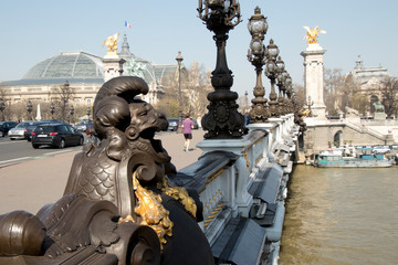 Fototapeta na wymiar Pont de la concorde in paris