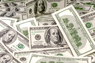 american dollars money background hundreds