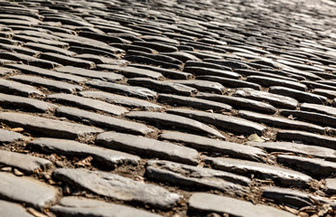 Flandres Cobblestone Road - Detail