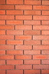Obraz premium The bricks wall. brown orange color.