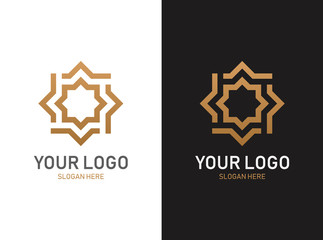 Luxury geometric Logo design